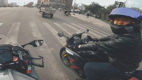 国产小忍者前灯改装视频